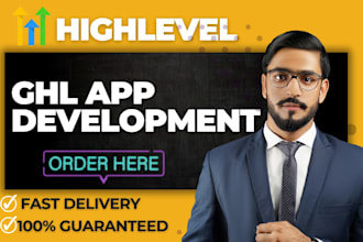 develop ghl custom app gohighlevel API integration for marketplace