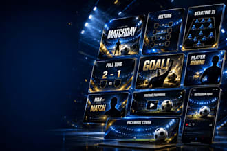 design football match website, soccer graphics, sports flyer, sport web design