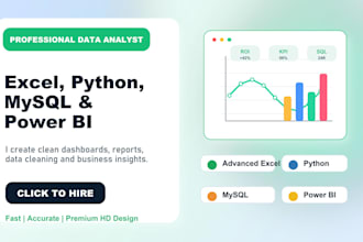 perform data analysis using python, sql and excel