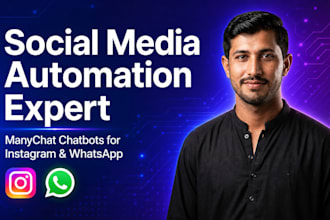 build manychat chatbot for instagram and whatsapp