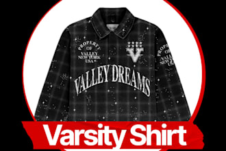 design vintage varsity streetwear and cropped plaid apparel