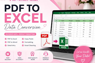 convert pdf to excel or word