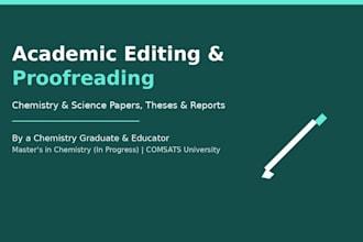 edit and proofread your research paper and assignment