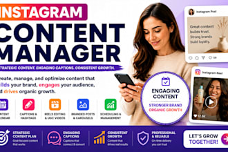 manage instagram content create ugc reels , captions that grow your beauty brand