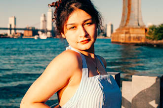 take natural dating profile photos for dating apps in NYC