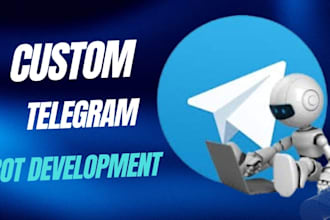 create a professional telegram bot for engagement via python