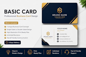 design professional business cards and branding