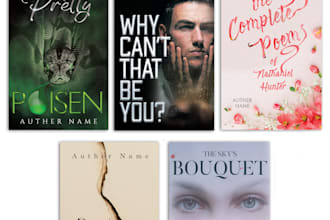 design a proffessional and eye catching book cover
