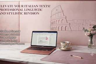 proof read your italian as a native speaker