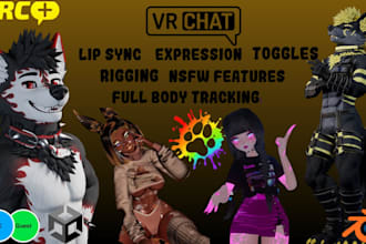 vrchat avatar vr avatar commission vrm 3d avatar model avi outfit vr character