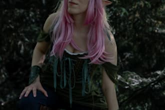 cinematic cosplay photography in NYC
