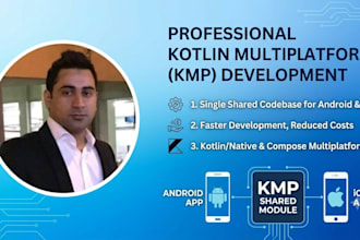 build a kotlin multiplatform kmp shared module for android and ios