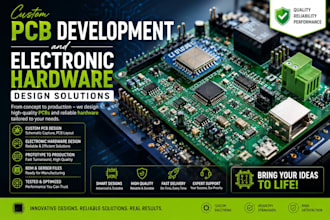 design custom pcb development and electronic hardware design solutions