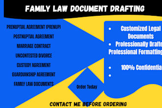 do marriage contracts, prenup, postnup prenuptial agreements uncontested divorce