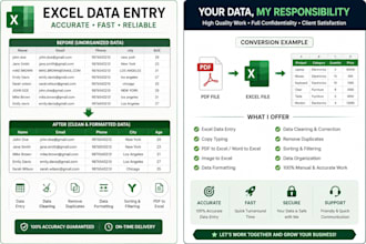 do data enetring for you