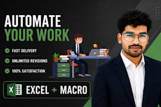 add advance excel formulas and build custom excel automation
