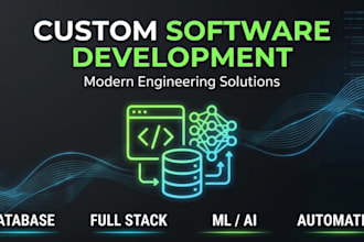 develop or support your custom software, web, database projects