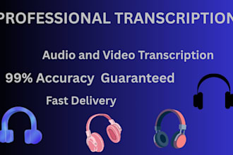 do high quality audio and video transcription