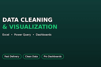 clean, organise and visualise your data in excel