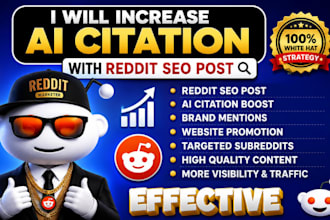 increase ai citation with reddit seo post