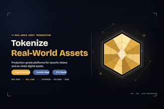develop a real world asset tokenization dapp with kyc and smart contracts