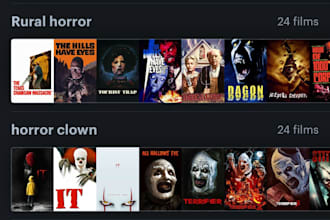 personalized horror movie watchlists and recommendations
