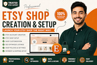 do etsy account creation etsy seller account setup etsy shop setup and etsy SEO