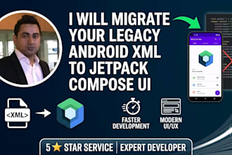 migrate your legacy android XML layouts to jetpack compose UI
