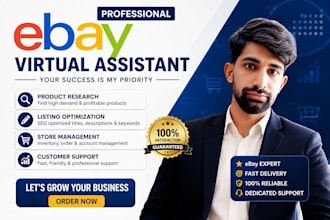 be your ebay virtual assistant, store manager and SEO listing expert