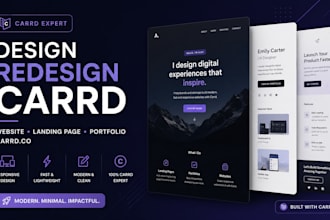 design carrd website carrd landing page portfolio websit carrd co redesign carrd