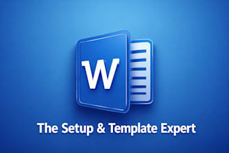 create an editable, professional ms word template