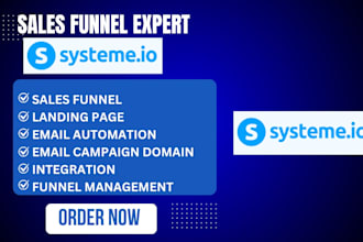 build systeme io sales funnel systeme io landing page systeme io website