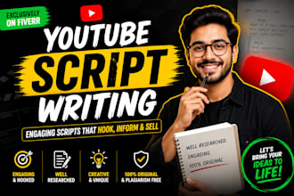 write a captivating youtube video script