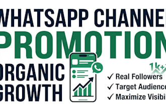 drive real, targeted followers to your whatsapp channel or group
