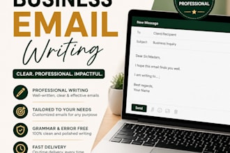 write professional business emails at an affordable price