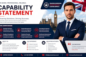 write a powerful business capability statement and corporate profile
