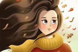 draw illustrations for children books