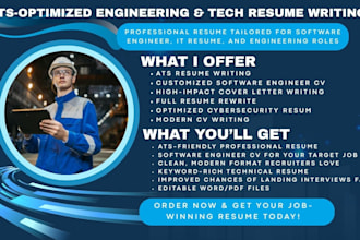 write a professional engineering resume that gets you hired