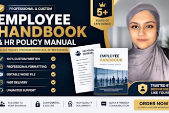 create a professional employee handbook and HR policy manual