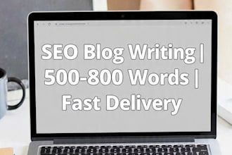 write SEO blog posts and articles