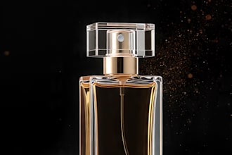 create realistic 3d cosmetic and perfume mockup for packaging