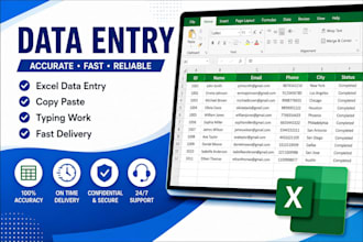 do data entry and pdf conversion