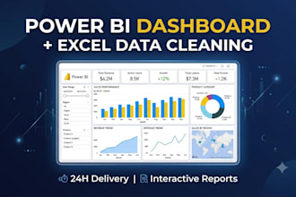 clean excel data and prepare it for power bi dashboard