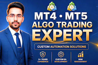 code custom mt4 mt5 eas automation for professional traders