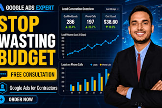 create, manage, and optimize google ads campaigns for home service contractors