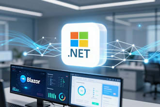 develop an intelligent automation platform with dotnet and blazor