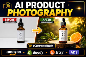 create premium ai product photos and commercial mockups