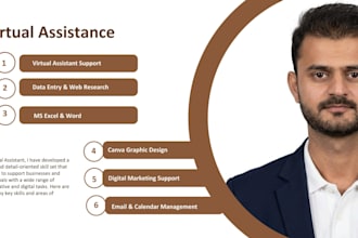 be your virtual assistant for data entry, excel and word