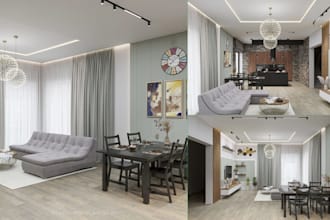 design your interior exterior and render realistic