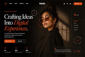 design a professional portfolio website for you